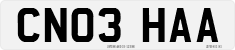License plate of the United Kingdom, 2001 year system