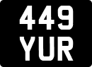 License plate of the United Kingdom, 1932 year system