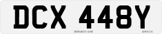 License plate of the United Kingdom, 1963 year system