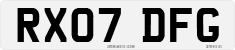 License plate of the United Kingdom, 2001 year system