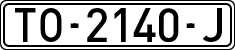 License plates of Spain, 1971 year series