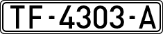 License plates of Spain, 1971 year series