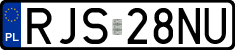 License plates of Poland, Regular car plates