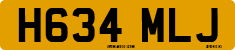 License plate of the United Kingdom, 1983 year system