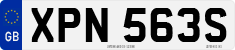 License plate of the United Kingdom, 1963 year system