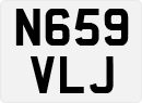 License plate of the United Kingdom, 1983 year system
