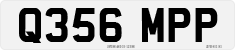License plate of the United Kingdom, 1983 year system