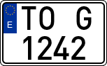 License plates of Spain, 1971 year series