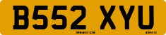 License plate of the United Kingdom, 1983 year system