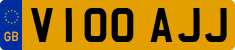 License plate of the United Kingdom, 1983 year system