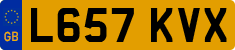 License plate of the United Kingdom, 1983 year system