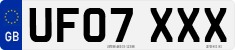 License plate of the United Kingdom, 2001 year system