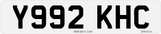 License plate of the United Kingdom, 1983 year system