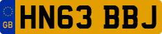 License plate of the United Kingdom, 2001 year system