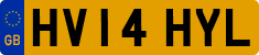 License plate of the United Kingdom, 2001 year system