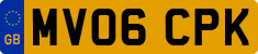License plate of the United Kingdom, 2001 year system