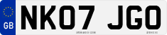 License plate of the United Kingdom, 2001 year system