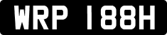 License plate of the United Kingdom, 1963 year system