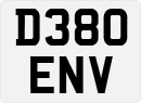License plate of the United Kingdom, 1983 year system