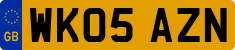 License plate of the United Kingdom, 2001 year system