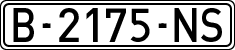 License plates of Spain, 1971 year series
