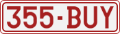 License plate of Belgium, 1951 year system