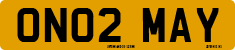 License plate of the United Kingdom, 2001 year system