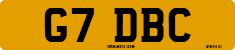 License plate of the United Kingdom, 1983 year system