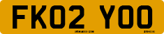 License plate of the United Kingdom, 2001 year system