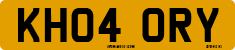License plate of the United Kingdom, 2001 year system