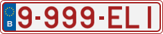 License plate of Belgium, Vanity Plates (2010)