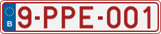 License plate of Belgium, Vanity Plates (2010)