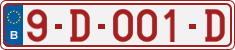 License plate of Belgium, Vanity Plates (2010)