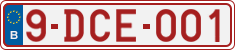 License plate of Belgium, Vanity Plates (2010)