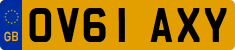 License plate of the United Kingdom, 2001 year system