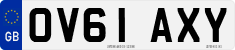 License plate of the United Kingdom, 2001 year system