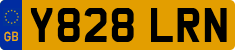 License plate of the United Kingdom, 1983 year system
