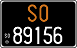 License plate of Italy, Cars (1927 year series)