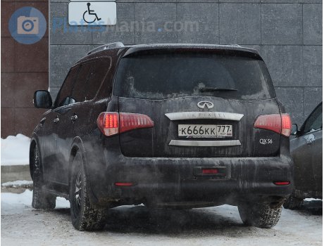 к666кк777, Infiniti QX80/QX56