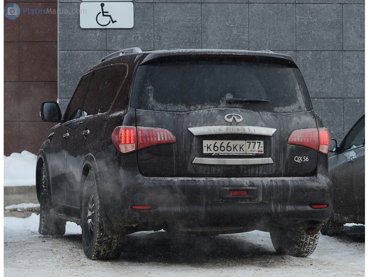 к 666 кк 777, Infiniti QX80/QX56 2nd gen QX56/QX80 (Z62), 2010–2017