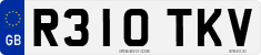 License plate of the United Kingdom, 1983 year system