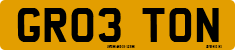 License plate of the United Kingdom, 2001 year system