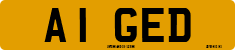 License plate of the United Kingdom, 1983 year system
