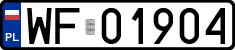 License plates of Poland, Regular car plates
