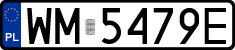 License plates of Poland, Regular car plates