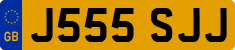License plate of the United Kingdom, 1983 year system