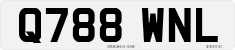 License plate of the United Kingdom, 1983 year system
