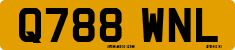 License plate of the United Kingdom, 1983 year system