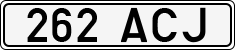 License plate of Estonia, Regular car plates