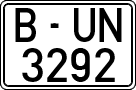 License plates of Spain, 1971 year series